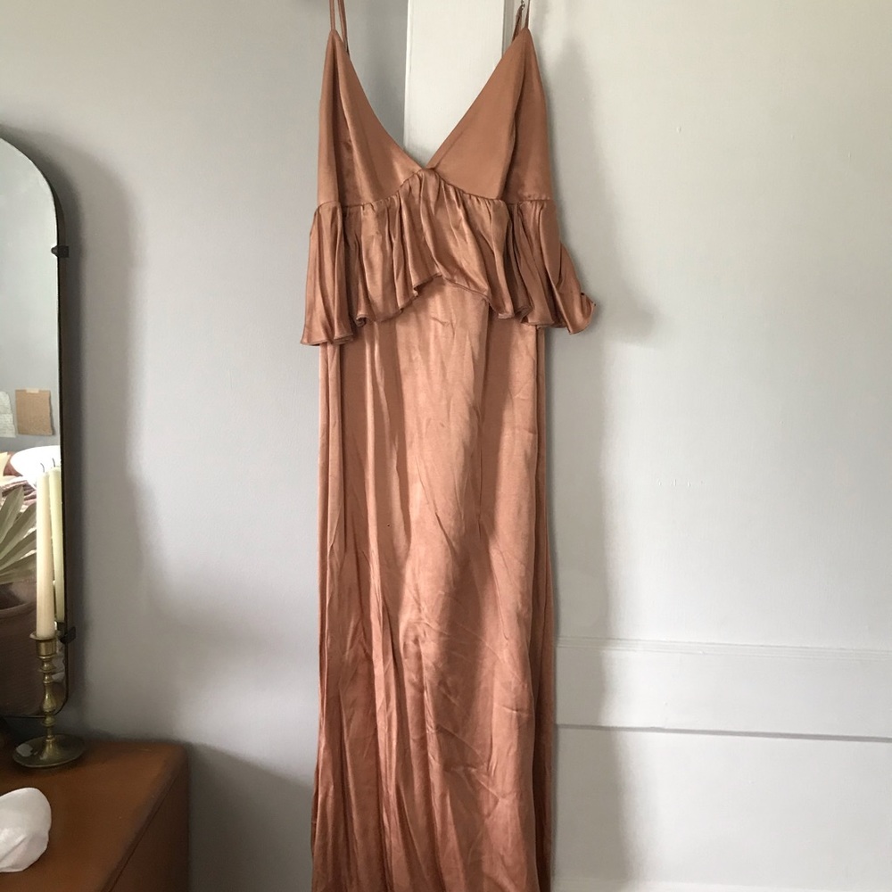 Bridesmaid dress or casual dress SATIN